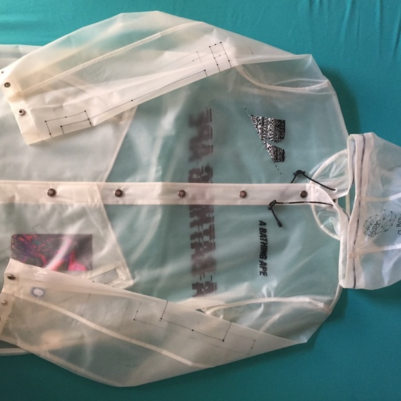 Clear Hoodie Jacket Mens - Bathing Ape - Picture 7 of 7